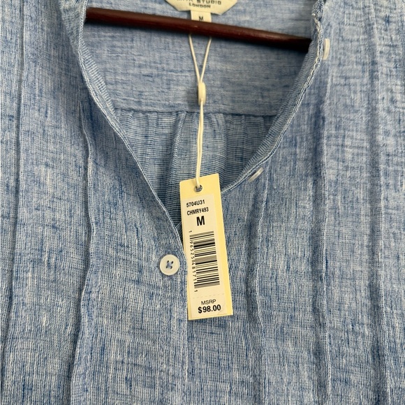 NWT Max Studio Blue Tank - Picture 2 of 5